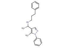 N-[1-(5-methyl-1-phenyl-1H-pyrazol-4-yl)ethyl]-3-phenyl-1-propanamine