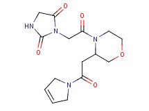 3-(2-{3-[2-(2,5-dihydro-1H-pyrrol-1-yl)-2-oxoethyl]-4-morpholinyl}-2-oxoethyl)-2,4-imidazolidinedione