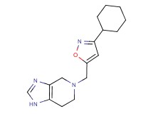 5-[(3-cyclohexylisoxazol-5-yl)methyl]-4,5,6,7-tetrahydro-1H-imidazo[4,5-c]pyridine