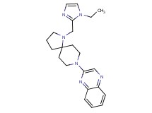 2-{1-[(1-ethyl-1H-imidazol-2-yl)methyl]-1,8-diazaspiro[4.5]dec-8-yl}quinoxaline