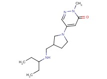 5-(3-{[(1-ethylpropyl)amino]methyl}-1-pyrrolidinyl)-2-methyl-3(2H)-pyridazinone