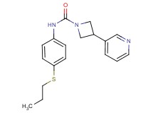 N-[4-(propylthio)phenyl]-3-pyridin-3-ylazetidine-1-carboxamide