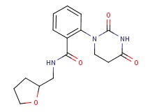 2-(2,4-dioxotetrahydro-1(2H)-pyrimidinyl)-N-(tetrahydro-2-furanylmethyl)benzamide