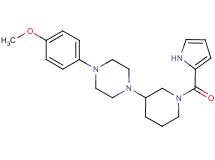 1-(4-methoxyphenyl)-4-[1-(1H-pyrrol-2-ylcarbonyl)-3-piperidinyl]piperazine