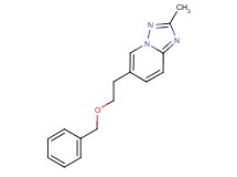 6-[2-(benzyloxy)ethyl]-2-methyl[1,2,4]triazolo[1,5-a]pyridine