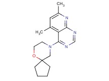 5,7-dimethyl-4-(6-oxa-9-azaspiro[4.5]dec-9-yl)pyrido[2,3-d]pyrimidine