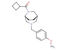 (1S*,5R*)-6-(cyclobutylcarbonyl)-3-(4-methoxybenzyl)-3,6-diazabicyclo[3.2.2]nonane