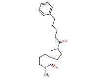 7-methyl-2-(5-phenylpentanoyl)-2,7-diazaspiro[4.5]decan-6-one