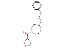 1-(3-phenylpropyl)-4-(tetrahydro-3-furanylcarbonyl)-1,4-diazepane