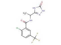 2-chloro-N-[1-(5-oxo-4,5-dihydro-1H-1,2,4-triazol-3-yl)ethyl]-5-(trifluoromethyl)benzamide