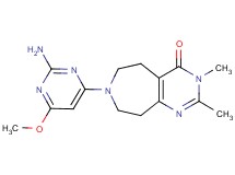 7-(2-amino-6-methoxypyrimidin-4-yl)-2,3-dimethyl-3,5,6,7,8,9-hexahydro-4H-pyrimido[4,5-d]azepin-4-one