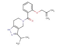 3-isopropyl-5-{2-[(2-methylprop-2-en-1-yl)oxy]benzoyl}-4,5,6,7-tetrahydro-1H-pyrazolo[4,3-c]pyridine