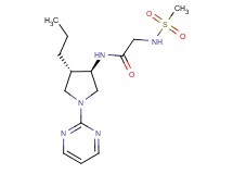 N~2~-(methylsulfonyl)-N~1~-[(3R*,4S*)-4-propyl-1-(2-pyrimidinyl)-3-pyrrolidinyl]glycinamide