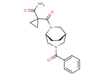 1-{[(1S*,5R*)-3-benzoyl-3,6-diazabicyclo[3.2.2]non-6-yl]carbonyl}cyclopropanecarboxamide