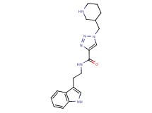 N-[2-(1H-indol-3-yl)ethyl]-1-(piperidin-3-ylmethyl)-1H-1,2,3-triazole-4-carboxamide