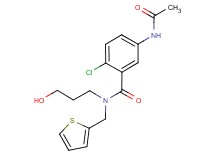 5-(acetylamino)-2-chloro-N-(3-hydroxypropyl)-N-(2-thienylmethyl)benzamide