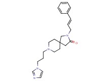 8-[3-(1H-imidazol-1-yl)propyl]-2-[(2E)-3-phenyl-2-propen-1-yl]-2,8-diazaspiro[4.5]decan-3-one