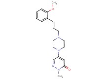 5-{4-[(2E)-3-(2-methoxyphenyl)-2-propen-1-yl]-1-piperazinyl}-2-methyl-3(2H)-pyridazinone