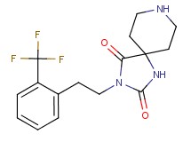 3-{2-[2-(trifluoromethyl)phenyl]ethyl}-1,3,8-triazaspiro[4.5]decane-2,4-dione