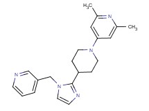 2,6-dimethyl-4-{4-[1-(3-pyridinylmethyl)-1H-imidazol-2-yl]-1-piperidinyl}pyridine