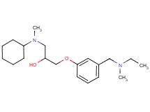 1-[cyclohexyl(methyl)amino]-3-(3-{[ethyl(methyl)amino]methyl}phenoxy)-2-propanol
