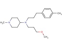 N-(3-methoxypropyl)-1-methyl-N-[3-(4-methylphenyl)propyl]-4-piperidinamine bis(trifluoroacetate)