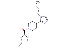 ((1R*,3S*)-3-{[4-(1-butyl-1H-imidazol-2-yl)-1-piperidinyl]carbonyl}cyclopentyl)amine