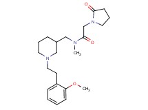 N-({1-[2-(2-methoxyphenyl)ethyl]-3-piperidinyl}methyl)-N-methyl-2-(2-oxo-1-pyrrolidinyl)acetamide