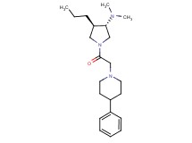 (3S*,4R*)-N,N-dimethyl-1-[(4-phenyl-1-piperidinyl)acetyl]-4-propyl-3-pyrrolidinamine
