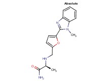 N~2~-{[5-(1-methyl-1H-benzimidazol-2-yl)-2-furyl]methyl}-L-alaninamide