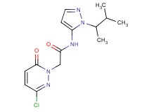 2-(3-chloro-6-oxopyridazin-1(6H)-yl)-N-[1-(1,2-dimethylpropyl)-1H-pyrazol-5-yl]acetamide