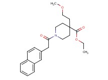 ethyl 4-(2-methoxyethyl)-1-(2-naphthylacetyl)-4-piperidinecarboxylate