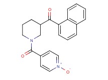 1-naphthyl[1-(1-oxidoisonicotinoyl)-3-piperidinyl]methanone