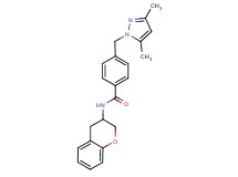 N-(3,4-dihydro-2H-chromen-3-yl)-4-[(3,5-dimethyl-1H-pyrazol-1-yl)methyl]benzamide