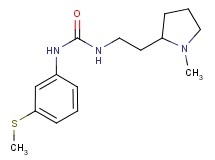 N-[2-(1-methylpyrrolidin-2-yl)ethyl]-N'-[3-(methylthio)phenyl]urea