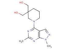 [1-(1,6-dimethyl-1H-pyrazolo[3,4-d]pyrimidin-4-yl)-3,3-piperidinediyl]dimethanol