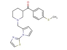 [4-(methylthio)phenyl](1-{[1-(1,3-thiazol-2-yl)-1H-pyrrol-2-yl]methyl}-3-piperidinyl)methanone