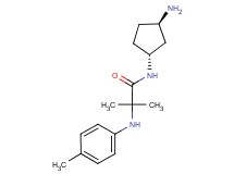 N~1~-[rel-(1R,3R)-3-aminocyclopentyl]-2-methyl-N~2~-(4-methylphenyl)alaninamide dihydrochloride