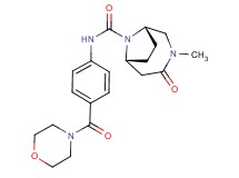 (1S*,6R*)-3-methyl-N-[4-(morpholin-4-ylcarbonyl)phenyl]-4-oxo-3,9-diazabicyclo[4.2.1]nonane-9-carboxamide