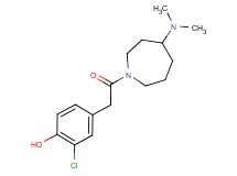 2-chloro-4-{2-[4-(dimethylamino)-1-azepanyl]-2-oxoethyl}phenol