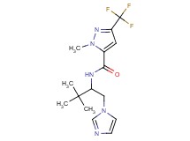 N-[1-(1H-imidazol-1-ylmethyl)-2,2-dimethylpropyl]-1-methyl-3-(trifluoromethyl)-1H-pyrazole-5-carboxamide