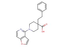 1-furo[3,2-c]pyridin-4-yl-4-(2-phenylethyl)piperidine-4-carboxylic acid