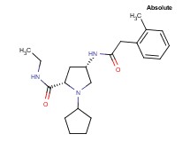(4S)-1-cyclopentyl-N-ethyl-4-{[(2-methylphenyl)acetyl]amino}-L-prolinamide