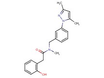 N-[3-(3,5-dimethyl-1H-pyrazol-1-yl)benzyl]-2-(2-hydroxyphenyl)-N-methylacetamide