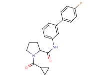1-(cyclopropylcarbonyl)-N-(4'-fluoro-3-biphenylyl)prolinamide