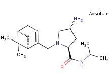 (2S,4R)-4-amino-1-{[(1R,5S)-6,6-dimethylbicyclo[3.1.1]hept-2-en-2-yl]methyl}-N-isopropylpyrrolidine-2-carboxamide