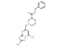1-{1-[(7-hydroxy-2-methyl[1,2,4]triazolo[1,5-a]pyrimidin-5-yl)methyl]-3-piperidinyl}-3-phenyl-1-propanone