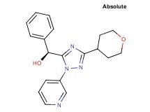 (S)-phenyl[1-pyridin-3-yl-3-(tetrahydro-2H-pyran-4-yl)-1H-1,2,4-triazol-5-yl]methanol