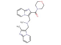 N-methyl-1-(2-methylimidazo[1,2-a]pyridin-3-yl)-N-{[2-(4-morpholinylcarbonyl)imidazo[1,2-a]pyridin-3-yl]methyl}methanamine