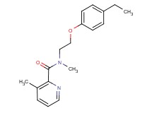 N-[2-(4-ethylphenoxy)ethyl]-N,3-dimethylpyridine-2-carboxamide